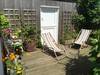 Haus mit der Terrasse im Westen