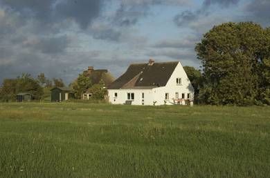 Herbstbild vom Pellwormer Leuchtturm